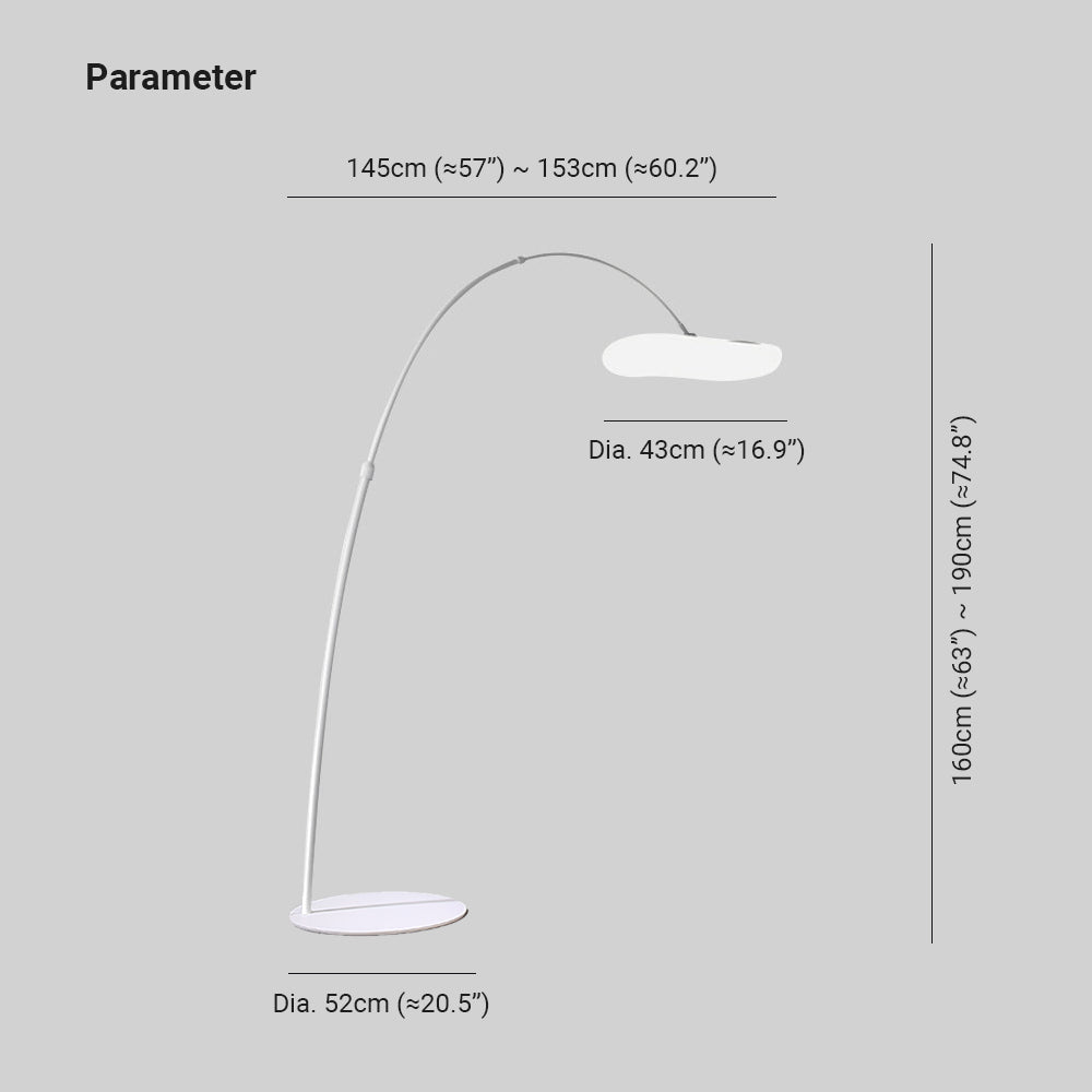 MiNori | Metal Floor Lamp with Dimmable LED Bulb | Stylish Lighting for Living Room and Bedroom 3