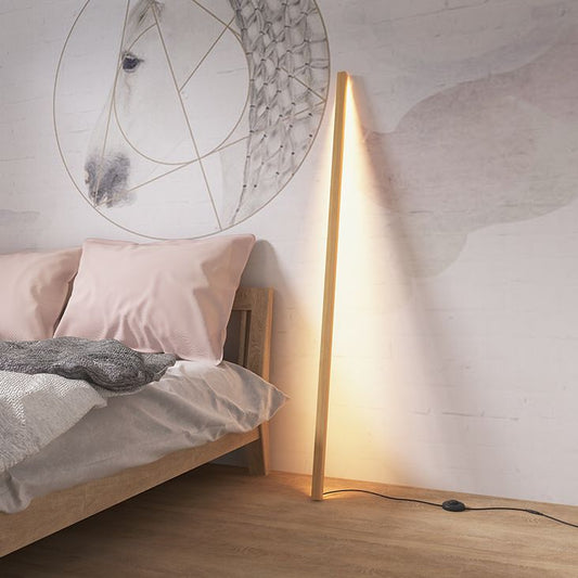 Minimalist Floor Lamp with Dimmable Warm Light | Elegant Design for Cozy Living Room 0