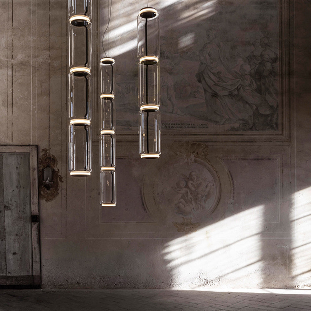 Minimalist Glass Pendant Light with Adjustable Chain | Modern Design for Elegant Kitchen Spaces 11