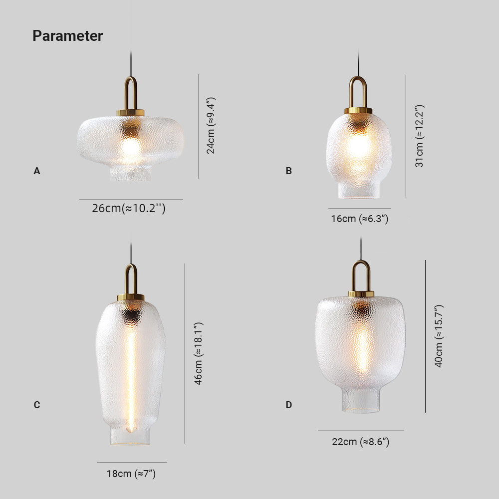 Minimalist Glass Pendant Light with Adjustable Cord | Elegant Kitchen Pendant Lighting for Modern Spaces 4