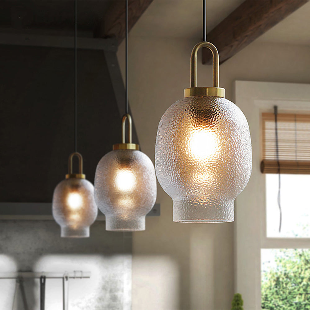 Minimalist Glass Pendant Light with Adjustable Cord | Elegant Kitchen Pendant Lighting for Modern Spaces 6