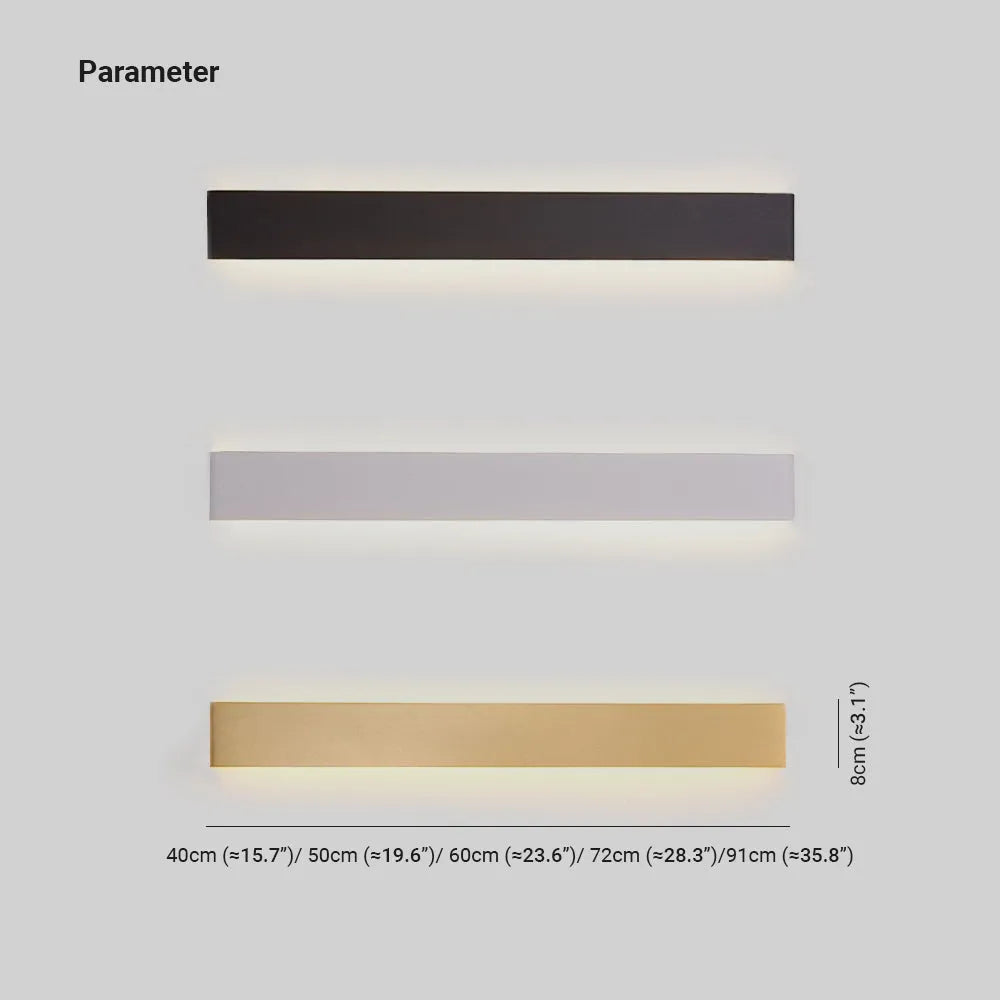 Minimalist Wall Lamp | Stylish Rectangular Wall Sconce with Versatile Color Options | Elegant Lighting for Any Space 4