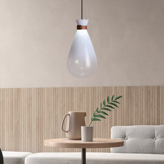 Minimalist | Glass Pendant Light with Adjustable Cord & Elegant Design | Modern Kitchen Pendant Lighting for Stylish Spaces 0