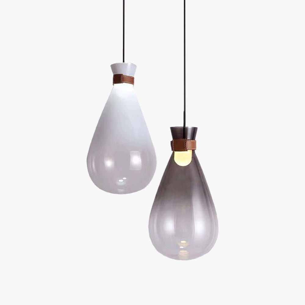 Minimalist | Glass Pendant Light with Adjustable Cord & Elegant Design | Modern Kitchen Pendant Lighting for Stylish Spaces 1