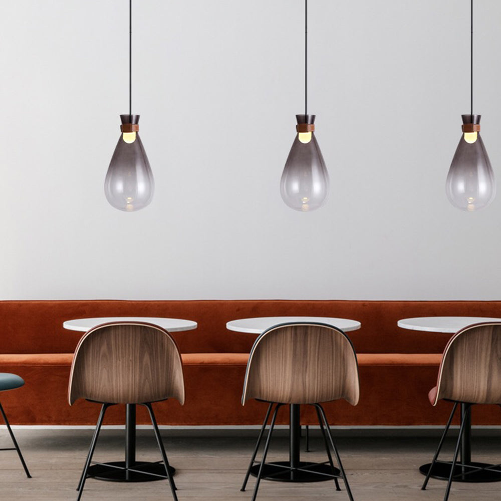 Minimalist | Glass Pendant Light with Adjustable Cord & Elegant Design | Modern Kitchen Pendant Lighting for Stylish Spaces 2