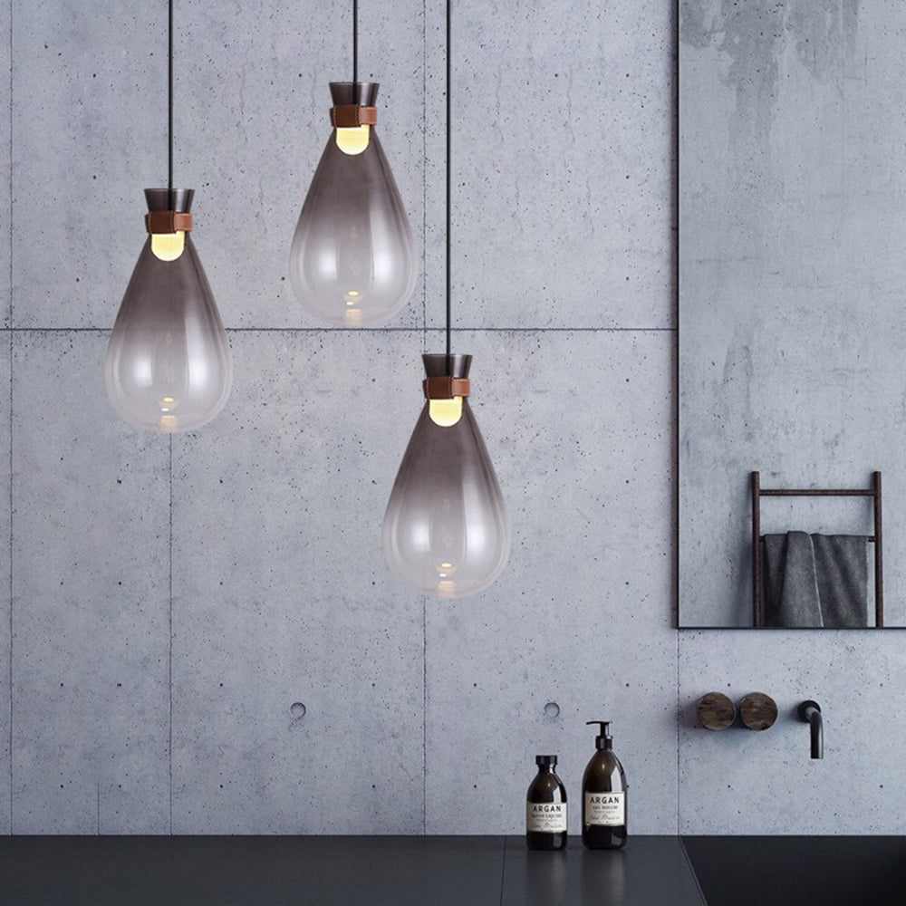 Minimalist | Glass Pendant Light with Adjustable Cord & Elegant Design | Modern Kitchen Pendant Lighting for Stylish Spaces 3