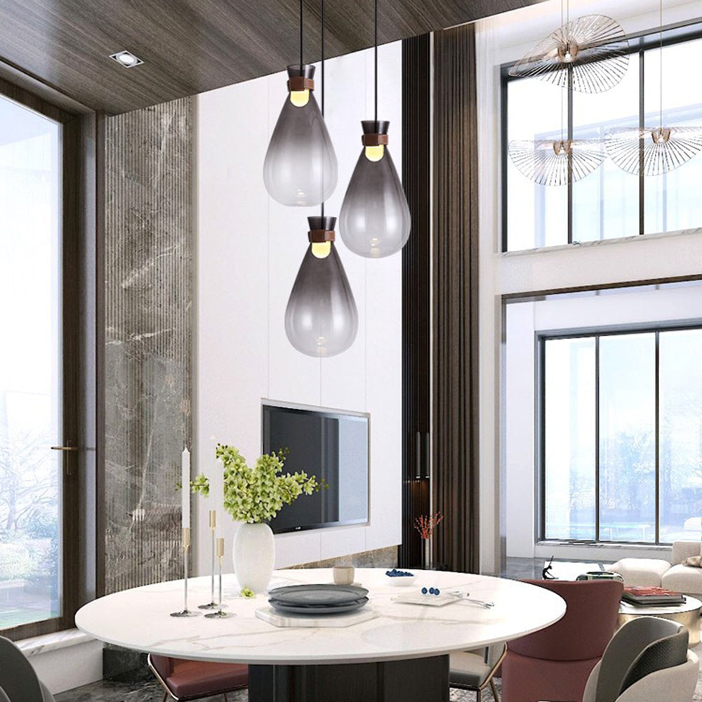 Minimalist | Glass Pendant Light with Adjustable Cord & Elegant Design | Modern Kitchen Pendant Lighting for Stylish Spaces 6