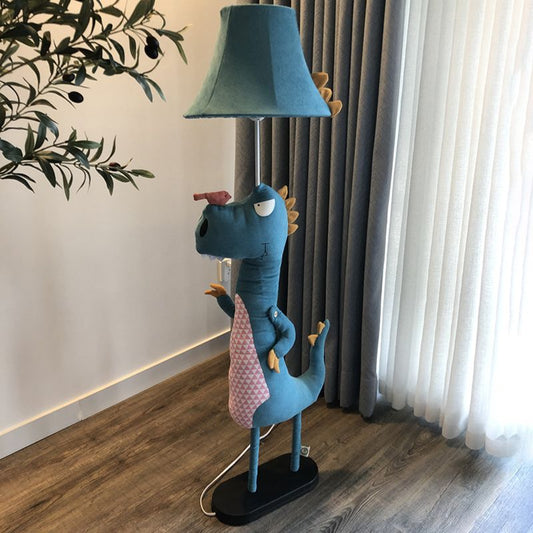 Minori | Dinosaur Floor Lamp with Removable Fabric Shade | Playful Design for Kids' Rooms 0