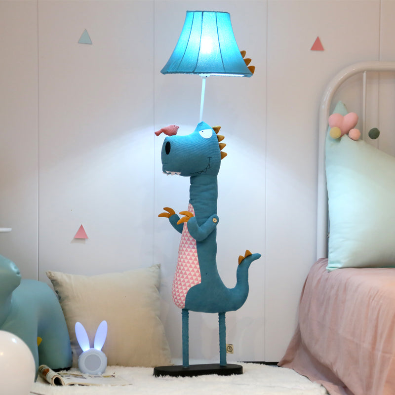 Minori | Dinosaur Floor Lamp with Removable Fabric Shade | Playful Design for Kids' Rooms 3