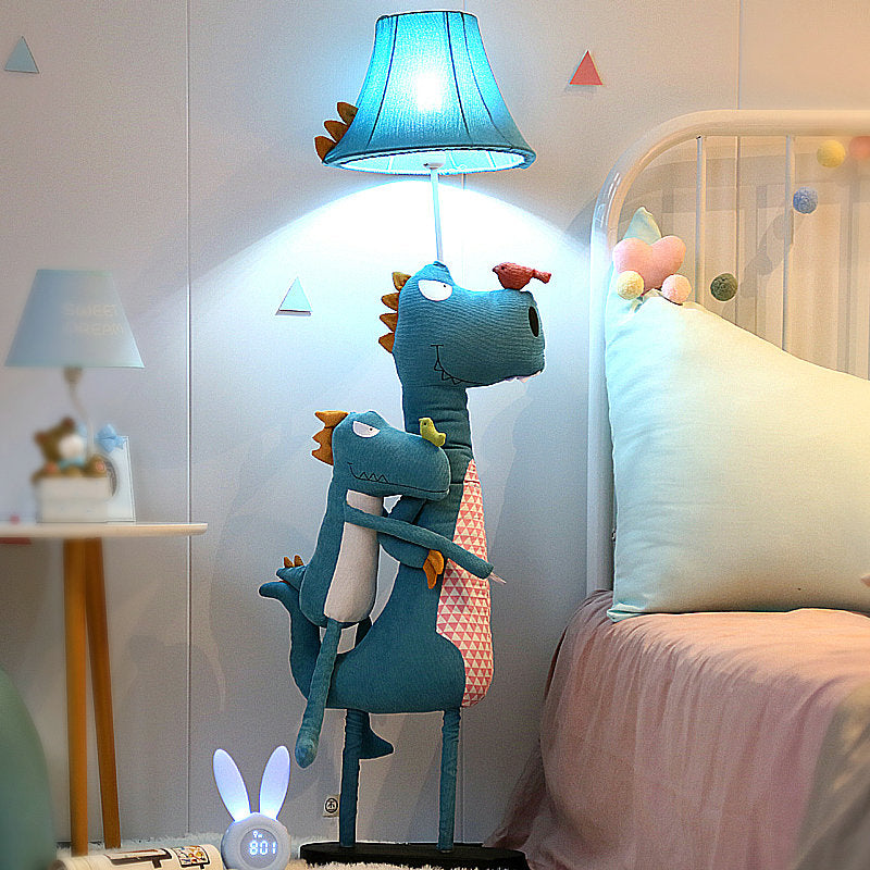 Minori | Dinosaur Floor Lamp with Removable Fabric Shade | Playful Design for Kids' Rooms 5