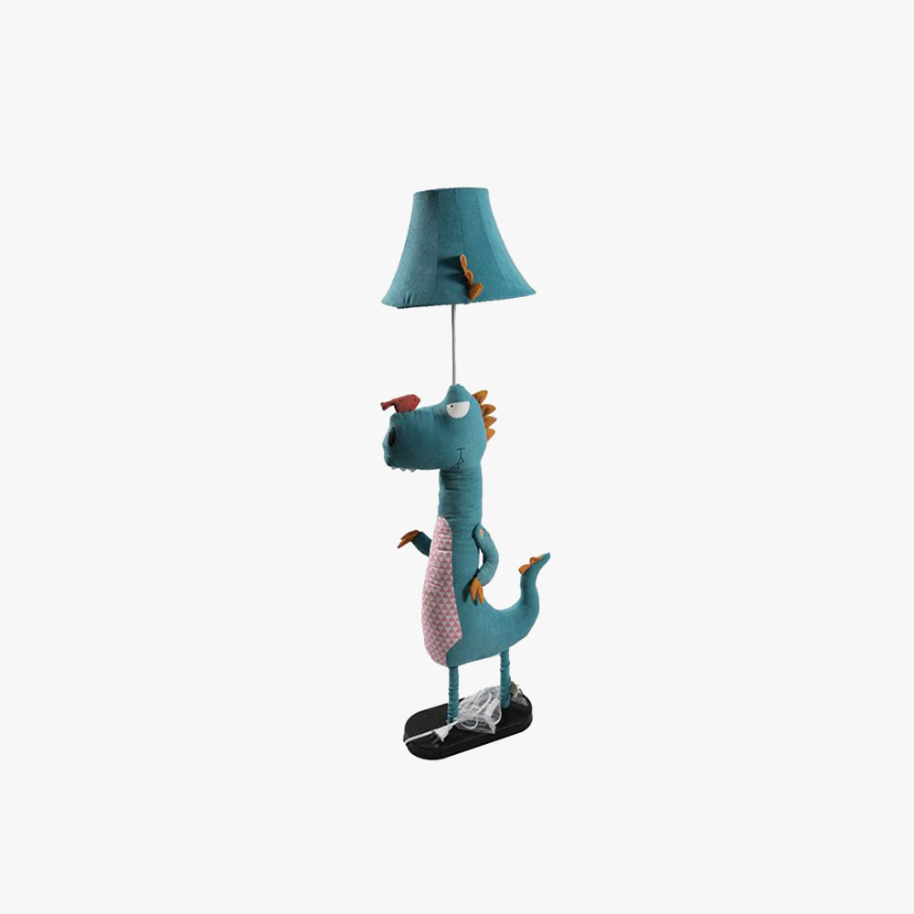 Minori | Dinosaur Floor Lamp with Removable Fabric Shade | Playful Design for Kids' Rooms 7