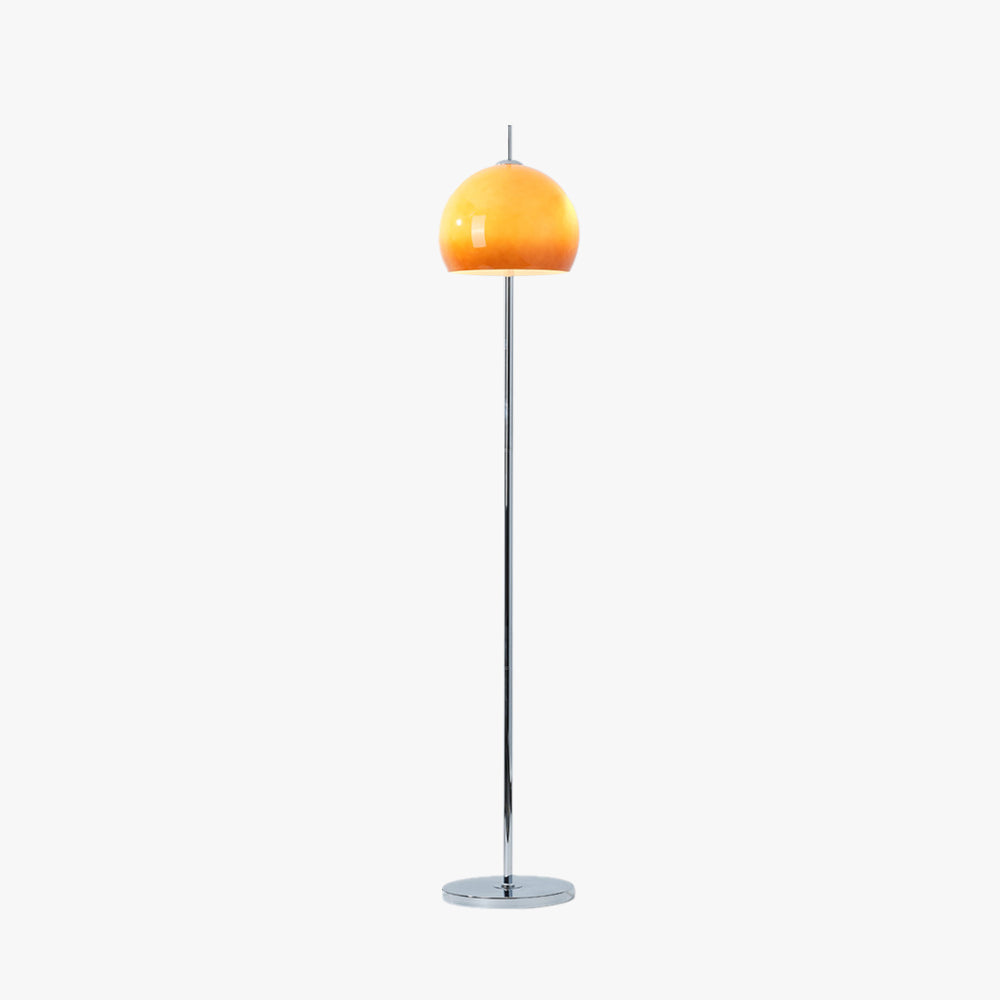 Mira | Dome Glass Floor Lamp with Dimmable LED Bulb | Elegant Design for Cozy Ambiance 0