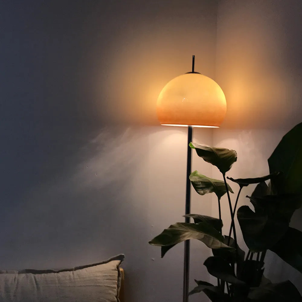 Mira | Dome Glass Floor Lamp with Dimmable LED Bulb | Elegant Design for Cozy Ambiance 4