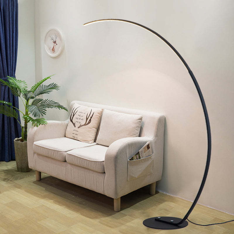 Mira | Modern Arc LED Floor Lamp with Adjustable Design | Elegant Lighting for Living Spaces 3