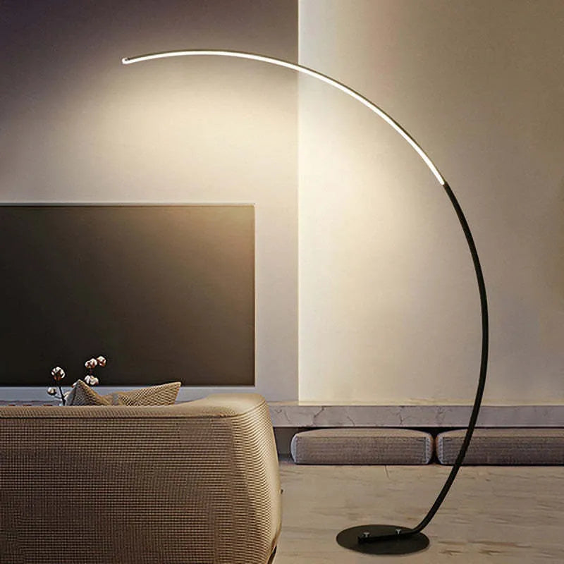 Mira | Modern Arc LED Floor Lamp with Adjustable Design | Elegant Lighting for Living Spaces 5