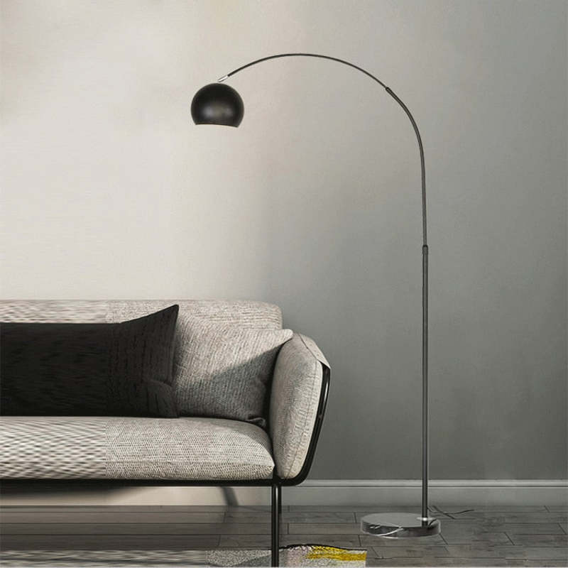 Mira | Modern Fishing Arc Floor Lamp with Adjustable Dome Shade | Stylish Lighting for Living Spaces 0