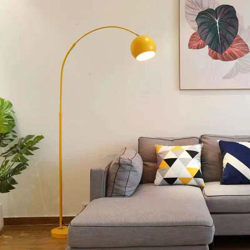 Mira | Modern Fishing Arc Floor Lamp with Adjustable Dome Shade | Stylish Lighting for Living Spaces 10