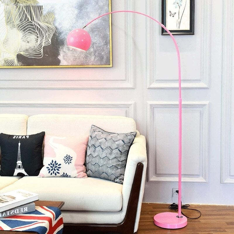 Mira | Modern Fishing Arc Floor Lamp with Adjustable Dome Shade | Stylish Lighting for Living Spaces 11