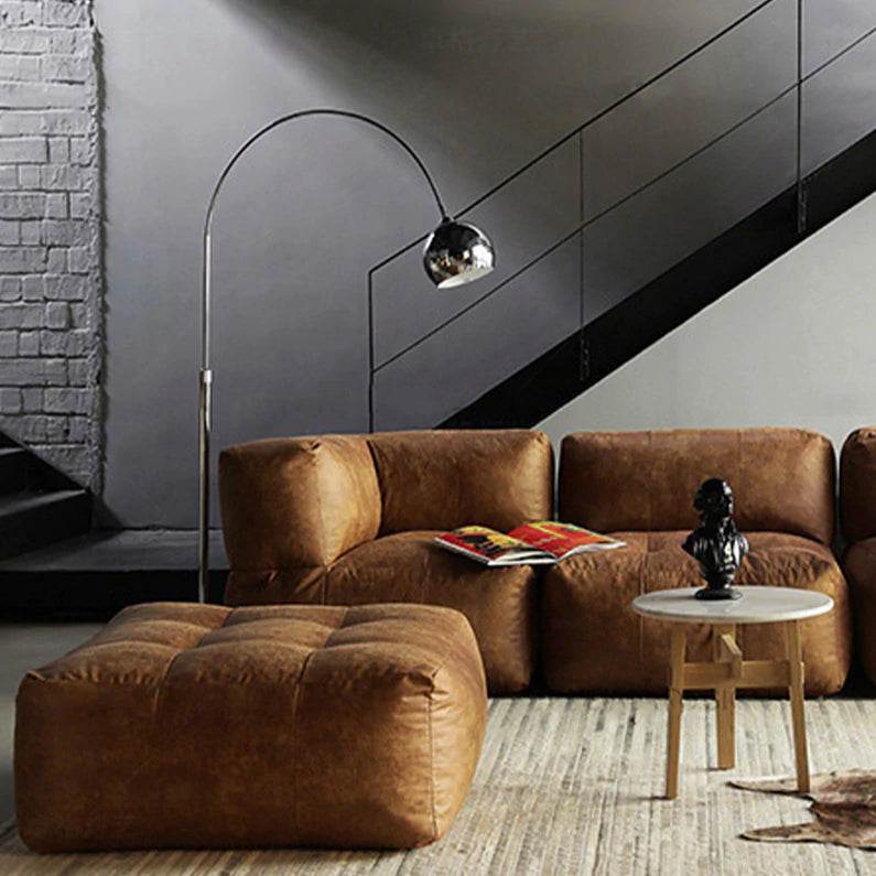Mira | Modern Fishing Arc Floor Lamp with Adjustable Dome Shade | Stylish Lighting for Living Spaces 12
