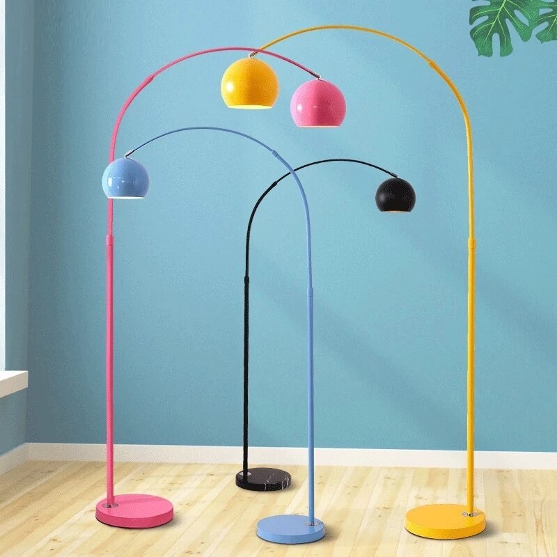 Mira | Modern Fishing Arc Floor Lamp with Adjustable Dome Shade | Stylish Lighting for Living Spaces 5