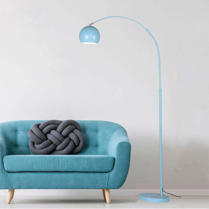 Mira | Modern Fishing Arc Floor Lamp with Adjustable Dome Shade | Stylish Lighting for Living Spaces 9