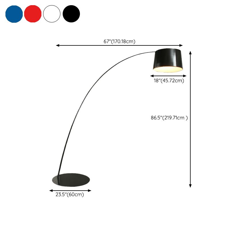 Modern Arc Floor Lamp with Stylish Dome Shade | Elegant Lighting for Living Rooms 3