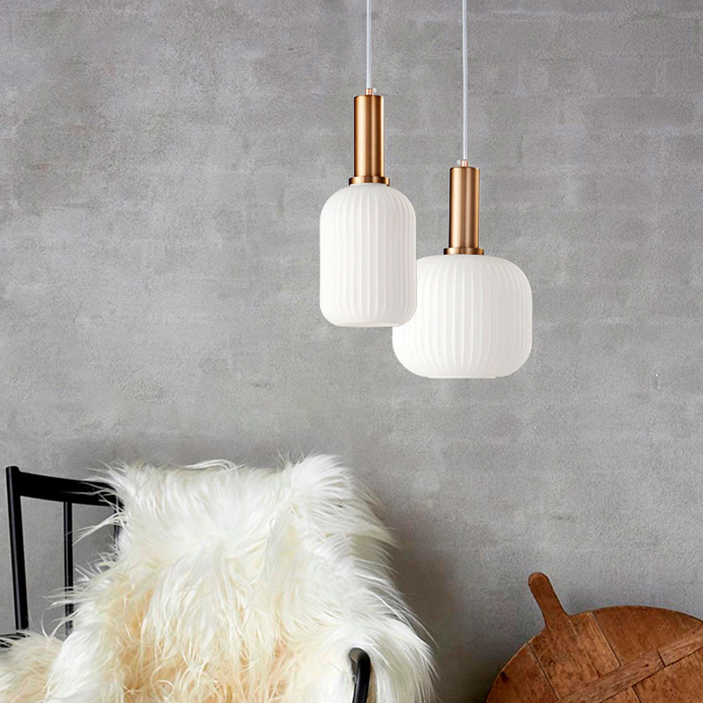 Modern Bubble Glass Pendant Light with Warm White LED | Elegant Fixture for Living Room and Bedroom 2