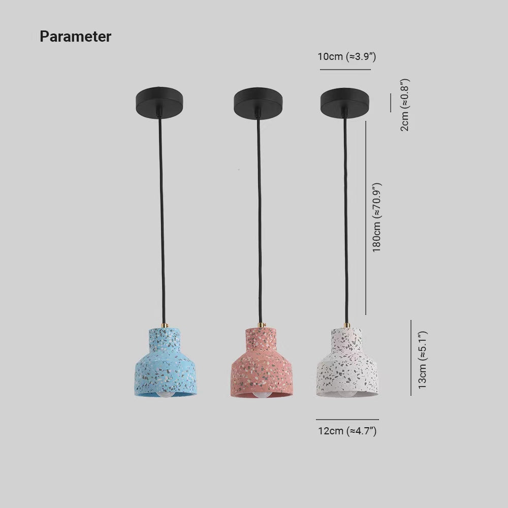 Modern Cement Pendant Light with Adjustable Height | Stylish Kitchen Pendant Lighting for Versatile Home Decor 5