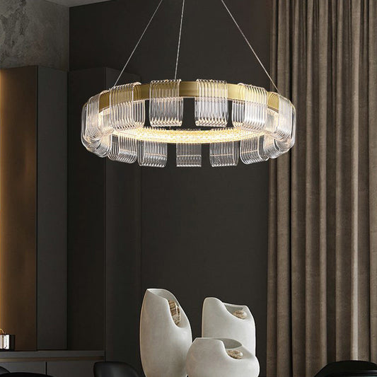 Modern Chandeliers | Adjustable Chandelier Light with Elegant Design | Perfect for Living Room & Bedroom 0