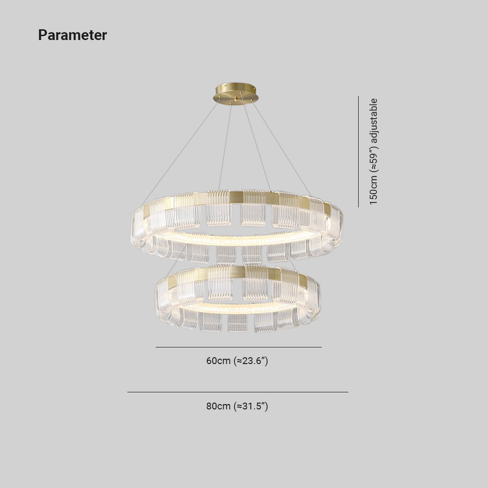 Modern Chandeliers | Adjustable Chandelier Light with Elegant Design | Perfect for Living Room & Bedroom 7