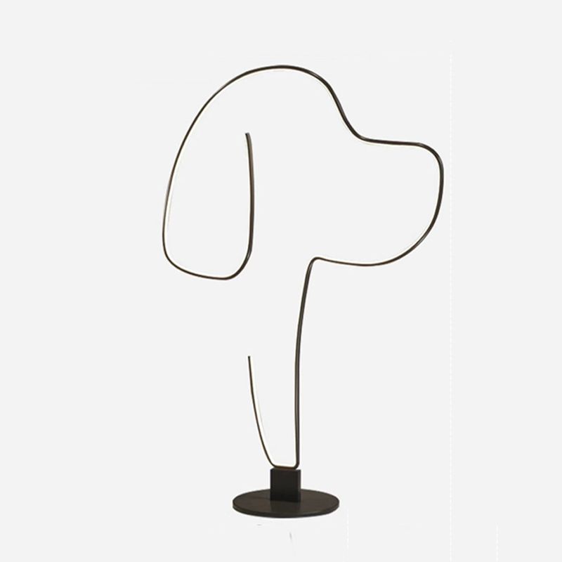 Modern Floor Lamp | Black Metal Standing Lamp with LED Bulb | Stylish Lighting for Living Room & Bedroom 6