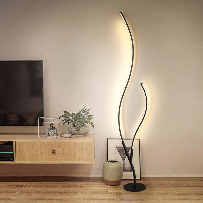 Modern Floor Lamp | Dimmable Standing Lamp with Sleek Design | Stylish Lighting for Living Room and Bedroom 0