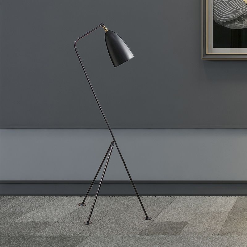Modern Floor Lamp | Elegant Black Standing Lamp with Dimmable Feature | Stylish Lighting for Living Room 0