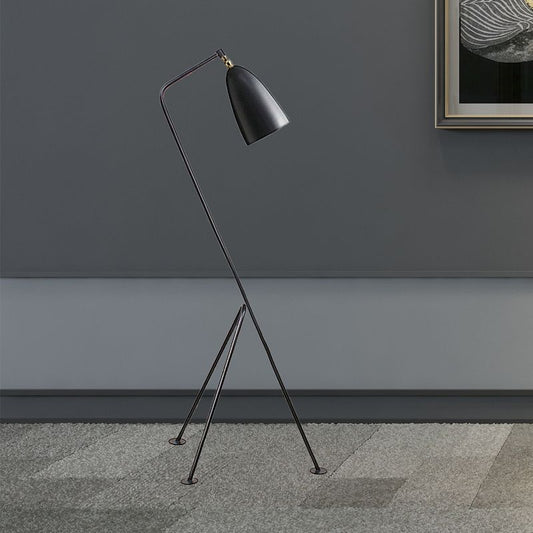 Modern Floor Lamp | Elegant Black Standing Lamp with Dimmable Feature | Stylish Lighting for Living Room 0