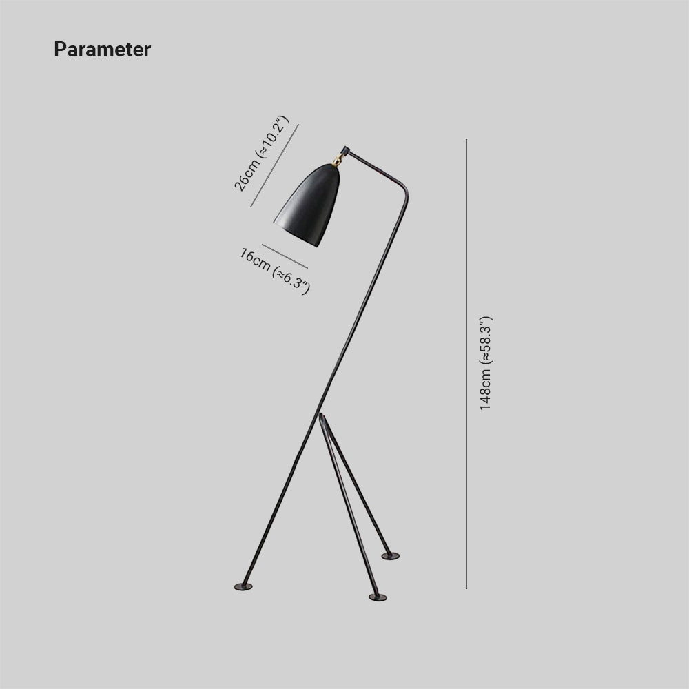 Modern Floor Lamp | Elegant Black Standing Lamp with Dimmable Feature | Stylish Lighting for Living Room 3