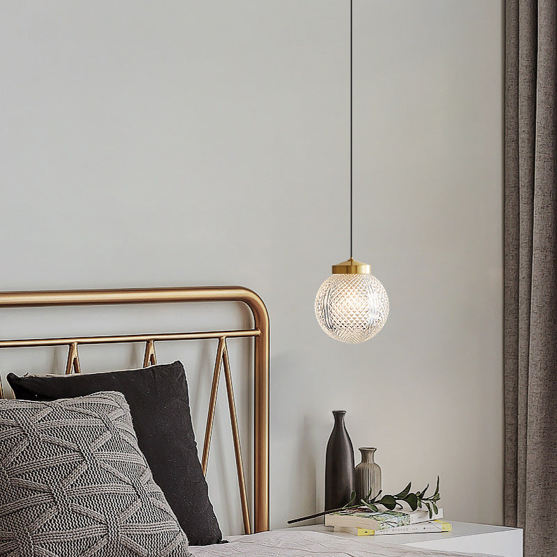 Modern Glass Pendant Light with Built-In LED – Energy-Efficient Kitchen Pendant Lighting 0