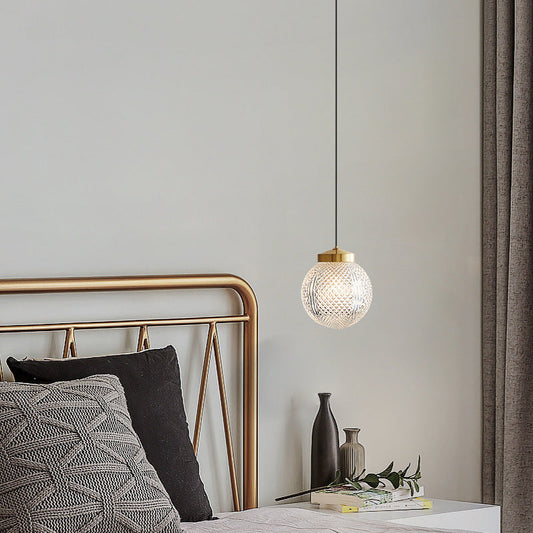 Modern Glass Pendant Light with Built-In LED – Energy-Efficient Kitchen Pendant Lighting 0