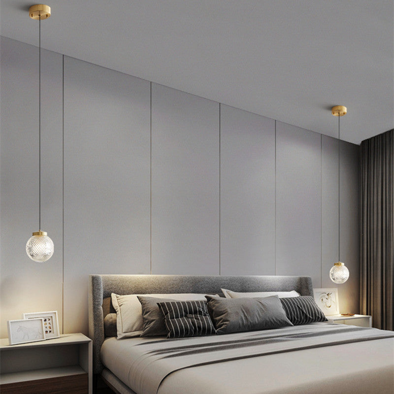 Modern Glass Pendant Light with Built-In LED – Energy-Efficient Kitchen Pendant Lighting 4