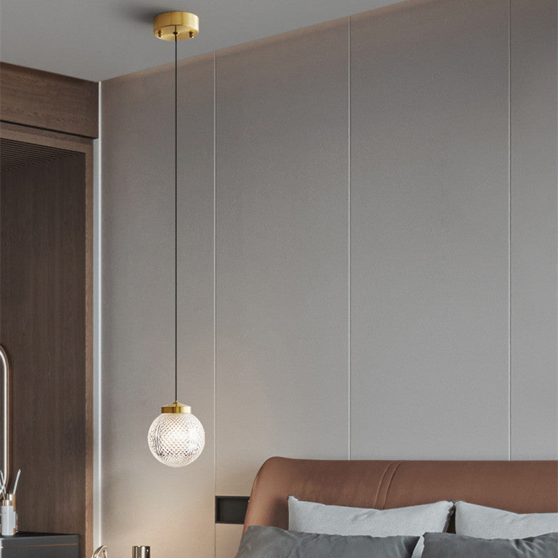 Modern Glass Pendant Light with Built-In LED – Energy-Efficient Kitchen Pendant Lighting 5