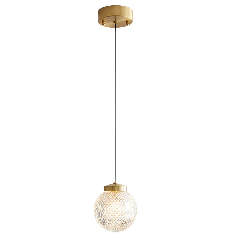 Modern Glass Pendant Light with Built-In LED – Energy-Efficient Kitchen Pendant Lighting 6