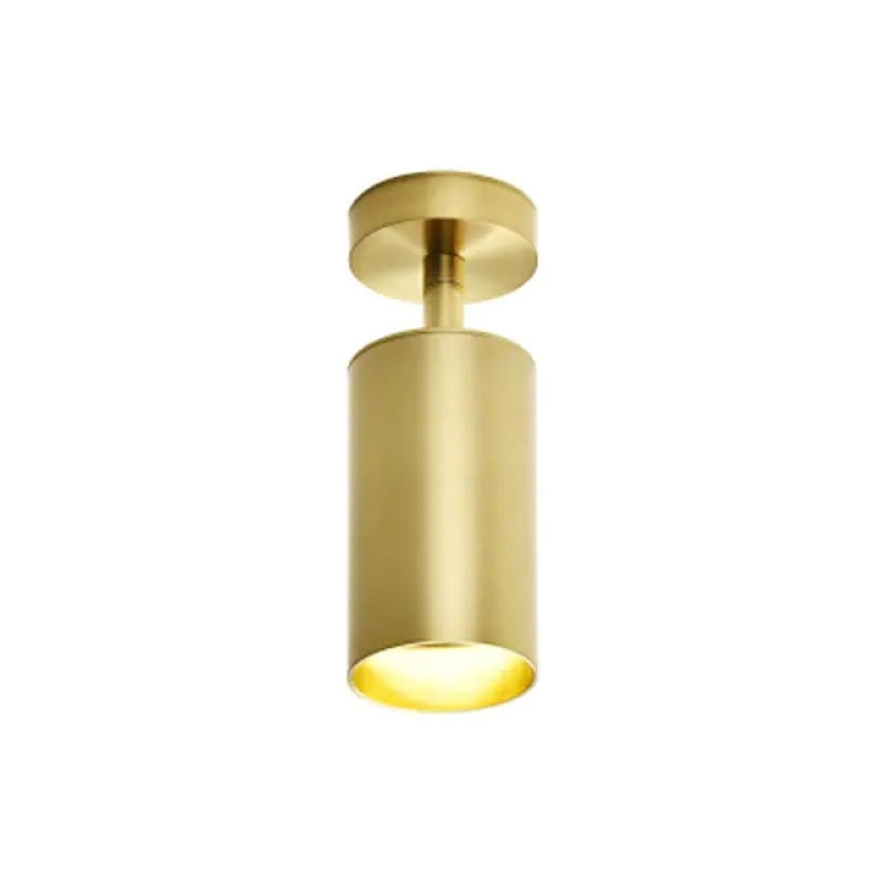 Modern Gold Flush Mount Ceiling Light with 340-Degree Rotation | Elegant Fixture for Versatile Indoor Lighting 5