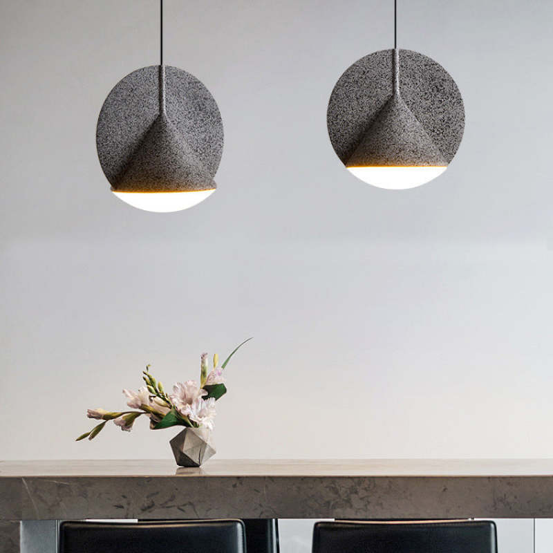 Modern LED Pendant Light with Colorful Resin Shade for Elegant Illumination 6
