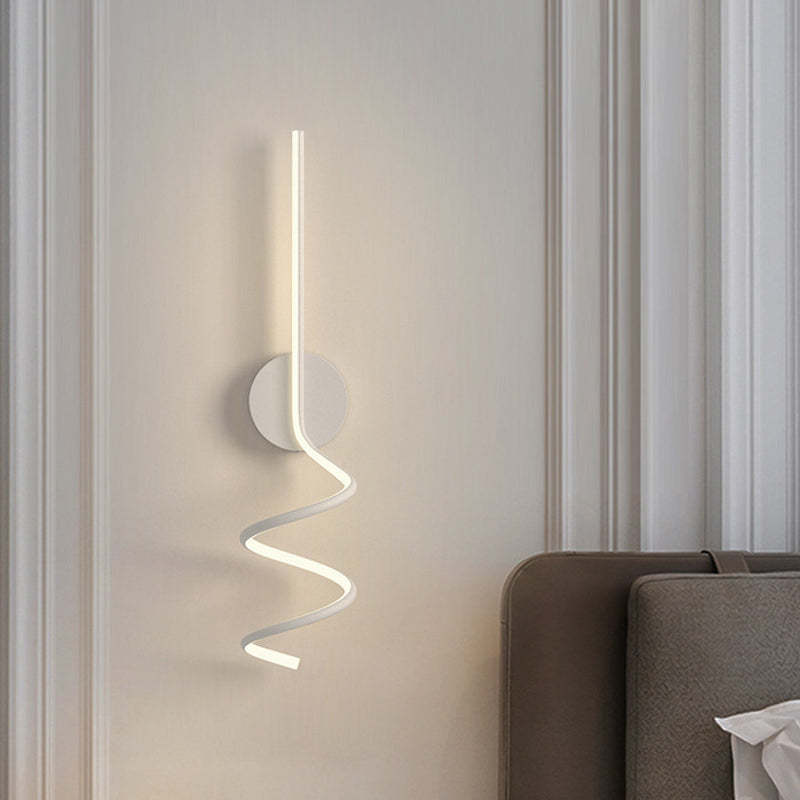 Modern LED Wall Light | Spiral Design with Warm White Glow | Perfect for Home & Commercial Spaces 2