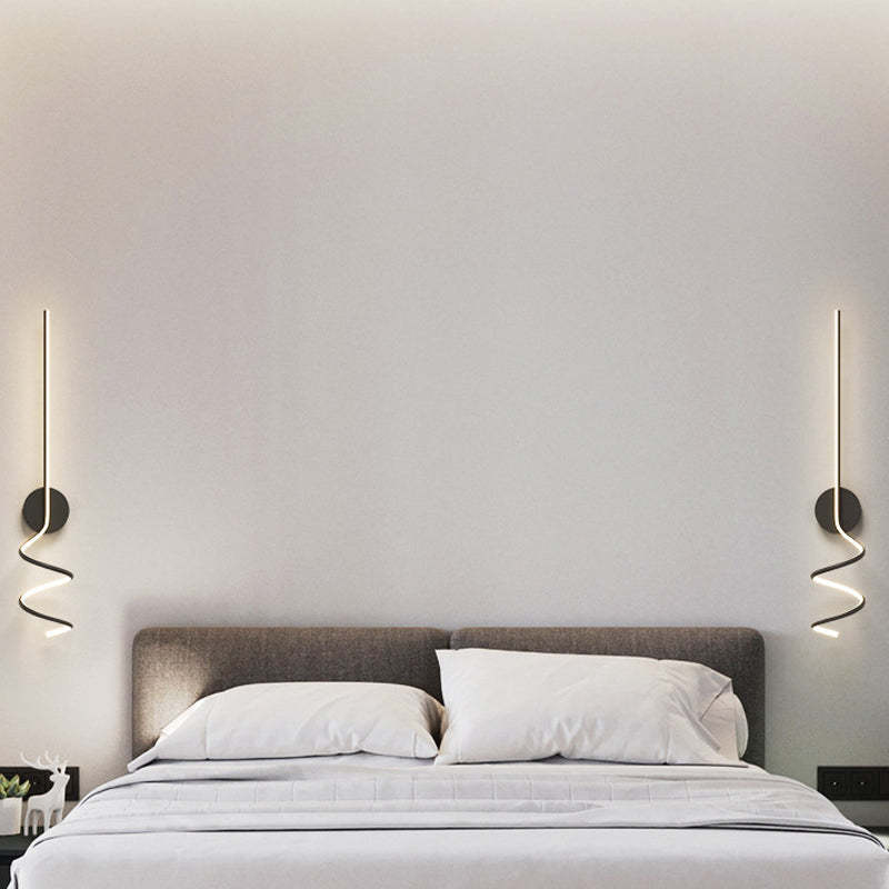 Modern LED Wall Light | Spiral Design with Warm White Glow | Perfect for Home & Commercial Spaces 3