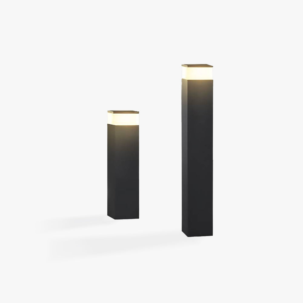 Modern Metal Outdoor Path Light with Motion Sensor | Sleek Design for Enhanced Garden Illumination 1