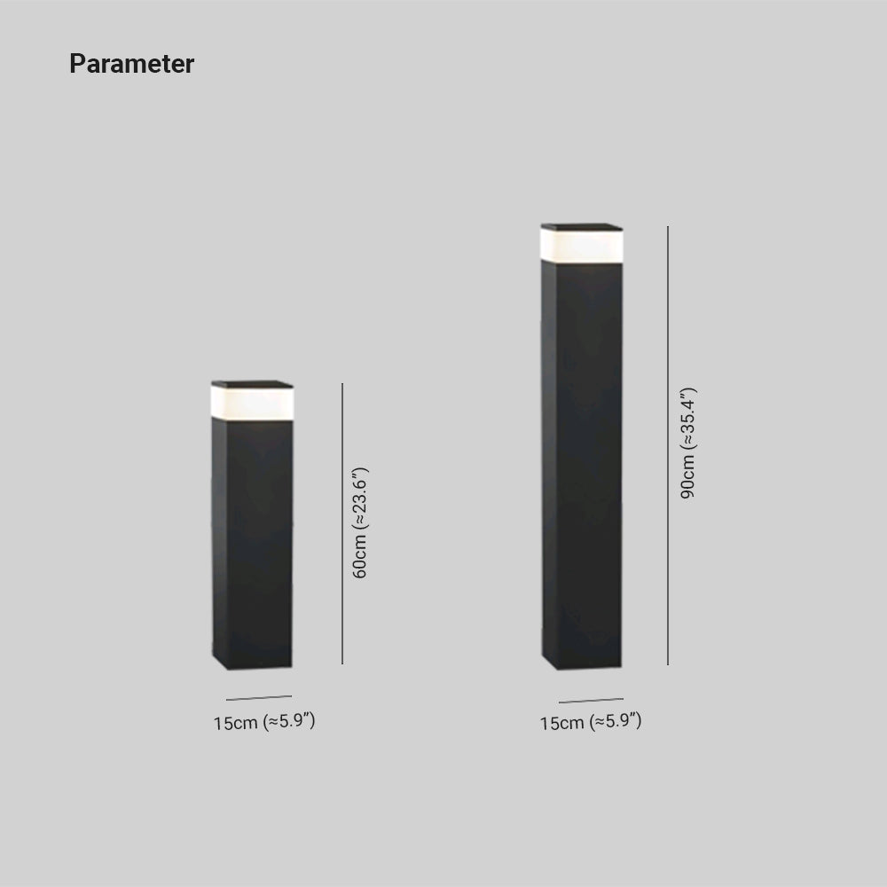 Modern Metal Outdoor Path Light with Motion Sensor | Sleek Design for Enhanced Garden Illumination 3