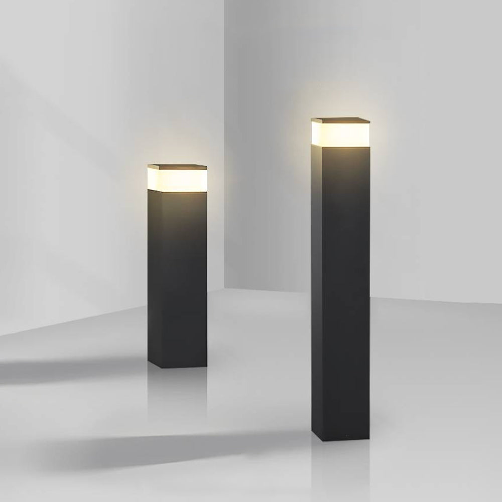 Modern Metal Outdoor Path Light with Motion Sensor | Sleek Design for Enhanced Garden Illumination 5
