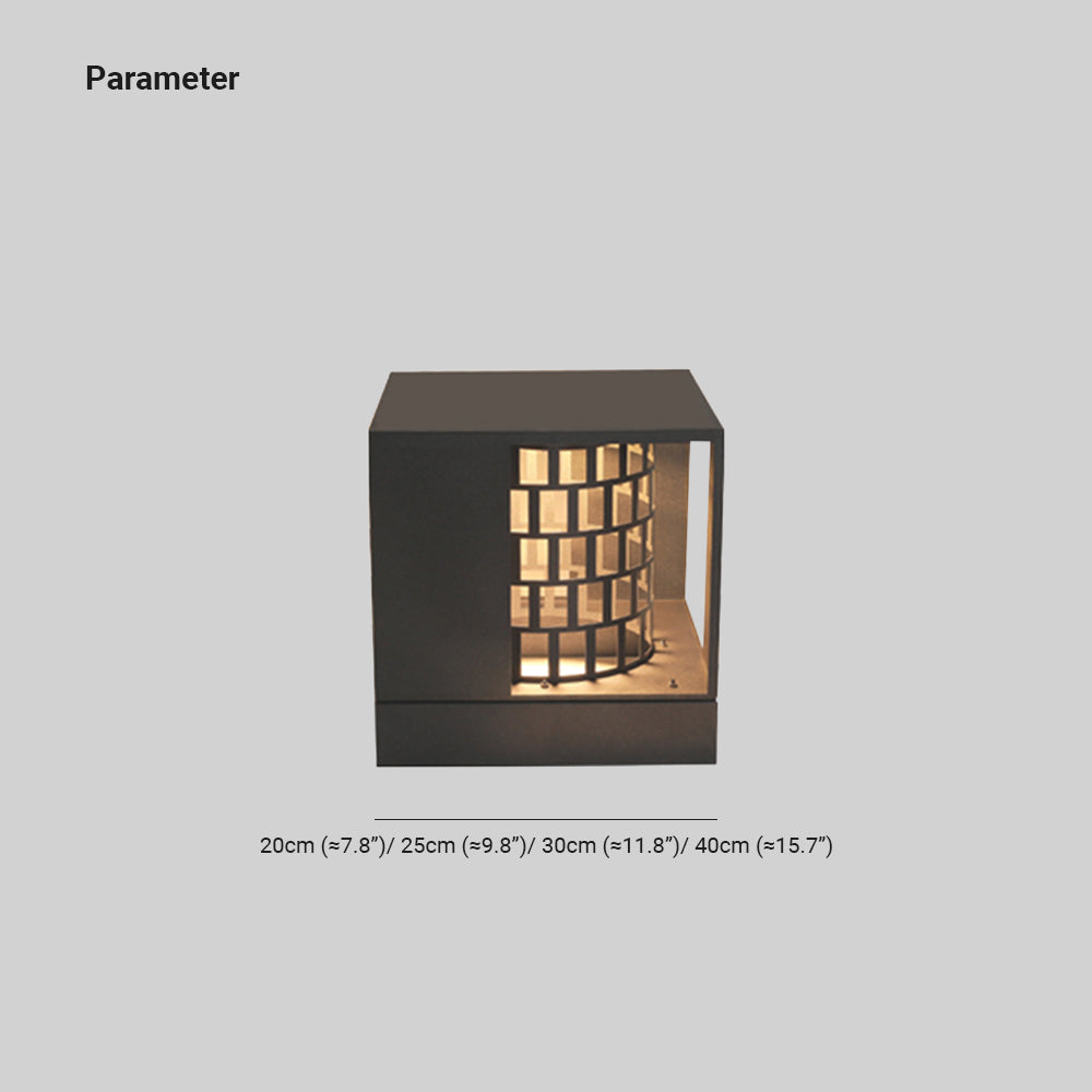 Modern Metal Outdoor Table Lamp with Warm Light | IP65 Rated for Relaxing Ambiance 3