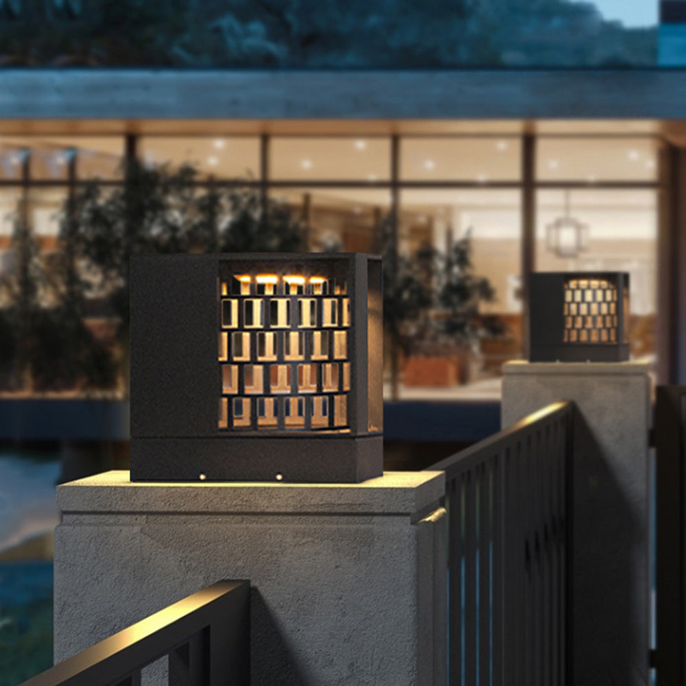Modern Metal Outdoor Table Lamp with Warm Light | IP65 Rated for Relaxing Ambiance 5