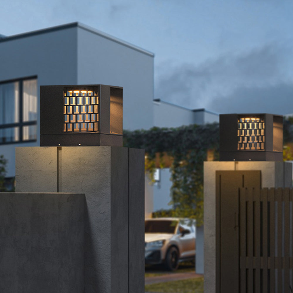 Modern Metal Outdoor Table Lamp with Warm Light | IP65 Rated for Relaxing Ambiance 6